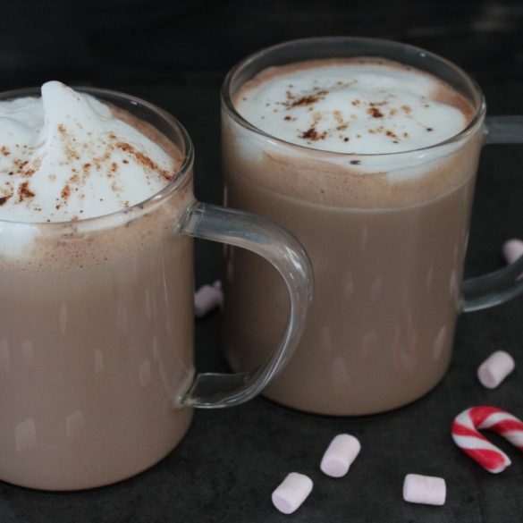 Laced hot chocolate